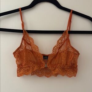Lace Bralette in Orange